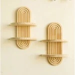 décor bois étagère murale
