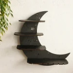 Étagère murale noire moderne