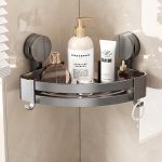 étagère d'angle de douche innovante