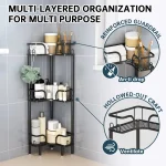 rangement de produits de toilette