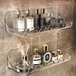 étagère de salle de bain acrylique
