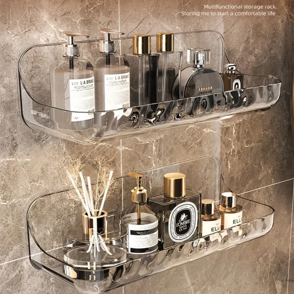 étagère de salle de bain acrylique