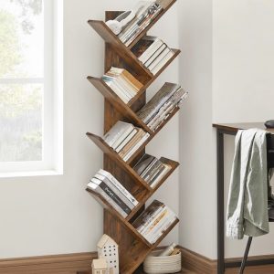bibliothèque en forme d'arbre